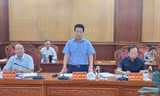 Bộ trưởng Bộ Tài nguyên và Môi trường làm việc với tỉnh Vĩnh Long