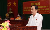 Phó Chủ tịch Thường trực Quốc hội Trần Thanh Mẫn tiếp xúc cử tri tại Hậu Giang