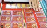 Giá vàng nhẫn tròn bán ra 78,6 triệu đồng/lượng, giá vàng SJC bán ra 80,5 triệu đồng/lượng. Ảnh:PQ. 