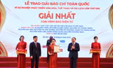 Trao giải báo chí 'Vì sự nghiệp phát triển văn hóa, thể thao và du lịch'