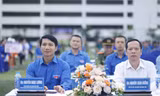 Bí thư Thường trực Trung ương Đoàn Nguyễn Ngọc Lương dự chương trình. Ảnh: Nguyễn Thắng