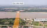 Cầu Vân Phúc qua sông Hồng hơn 3.400 tỷ đồng sẽ khởi công trong quý II/2024