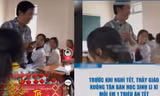 Thầy giáo phát tiền truy lĩnh, học sinh đăng TikTok suy diễn thành lì xì Tết