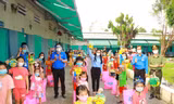 Tết Trung thu đặc biệt của thiếu nhi nơi tâm dịch Bình Dương