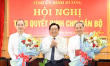 Tỉnh ủy Bình Dương trao các quyết định về công tác cán bộ