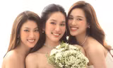 Ảnh cưới của Á hậu Phương Anh và bạn trai học tiến sĩ
