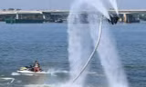 Mãn nhãn với màn biểu diễn Fly Board trên sông Đồng Nai
