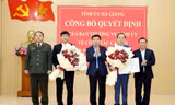 Công bố quyết định của Ban Thường vụ Tỉnh ủy Hà Giang về công tác cán bộ