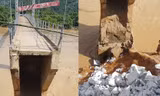 Bí thư tỉnh ủy Nghệ An kiểm tra hiện trường mố cầu Chôm Lôm bị đứt gãy