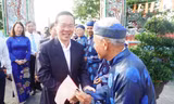 Thường trực Ban Bí thư Võ Văn Thưởng dự ngày hội đại đoàn kết toàn dân tộc tại Huế