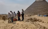 Cấu trúc hình chữ L bí ẩn được tìm thấy gần kim tự tháp Giza của Ai Cập 