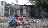 Một nhà dân trong khu vực thực hiện dự án Bệnh viện Quốc tế Nha Trang. Ảnh L.H
