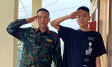 Hai anh em cùng xung phong nhập ngũ 