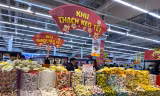 Siêu thị Hà Nội đồng loạt giảm giá hàng Tết 