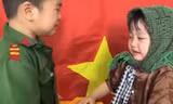 Tranh cãi trẻ mầm non diễn hoạt cảnh chiến tranh