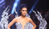 Nguyễn Oanh trong đêm chung kết.