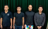 Nhóm đối tượng. Ảnh Công an cung cấp