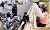 Tông vào phụ nữ mang thai, nhóm thanh niên cầm hung khí đập xe