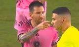Nhận quyết định bất lợi, Messi chửi rủa trọng tài
