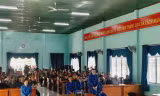 Các bị cáo tại phiên tòa. 