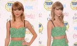 Taylor Swift đẹp như búp bê Barbie trên thảm đỏ TCA 2014