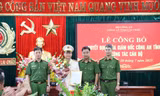 Công an tỉnh Lai Châu công bố quyết định về công tác cán bộ