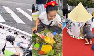 Giữ chỗ xem diễu binh, diễu hành A80: Từ phủ bạt đến bê nguyên mâm cỗ