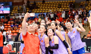 Bóng chuyền nữ Việt Nam vào chung kết SEA Games 33 (ảnh M.D)