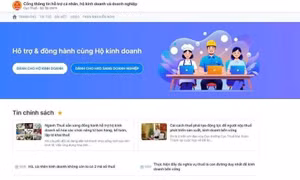 Cơ quan Thuế chuyên mục riêng hỗ trợ và đồng hành cùng hộ kinh doanh. 