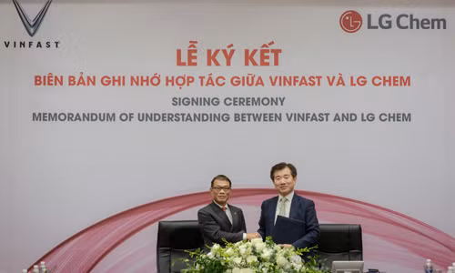 Vinfast và LG Chem hợp tác sản xuất pin tiêu chuẩn quốc tế 