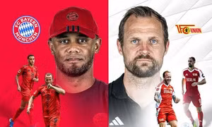 Union Berlin vs Bayern Munich.