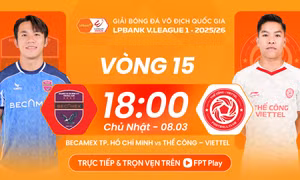 Becamex TPHCM vs Thể Công Viettel.
