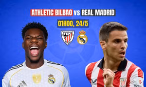 Real Madrid vs Athletic Bilbao.