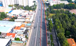 Hình ảnh Quốc lộ 13 mở rộng khu vực phía Bắc TPHCM dần hoàn thiện 8 làn xe