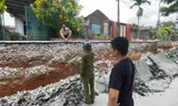 Sụt lún bất thường ở Quảng Trị, phong tỏa khẩn cấp hiện trường 