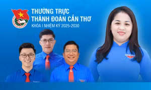 Thường trực Thành Đoàn Cần Thơ khóa I, nhiệm kỳ 2025-2030