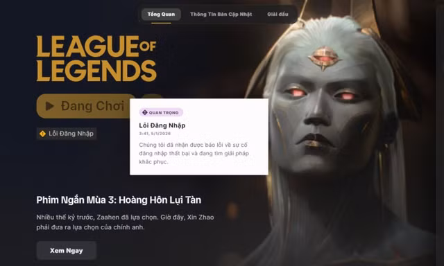 Sự cố LMHT đầu năm 2026: Game thủ "khóc thét" vì lag, đồng loạt đòi trả điểm rank