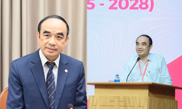 Nối tiếp màn hô tên - chọn chuyên ngành, đến bài phát biểu của Hiệu trưởng gây sốt