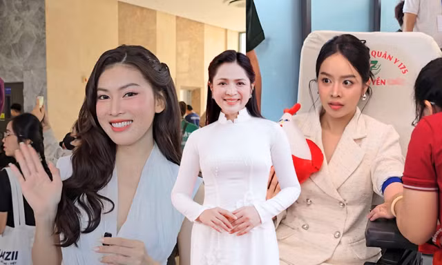 Duyên Quỳnh, Hoa hậu Thanh Thủy lan tỏa năng lượng tích cực tại Chủ Nhật Đỏ 2026