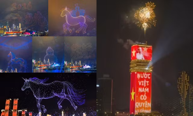 Điểm danh những màn pháo hoa "đỉnh nóc" chào năm mới 2026 khắp châu Á