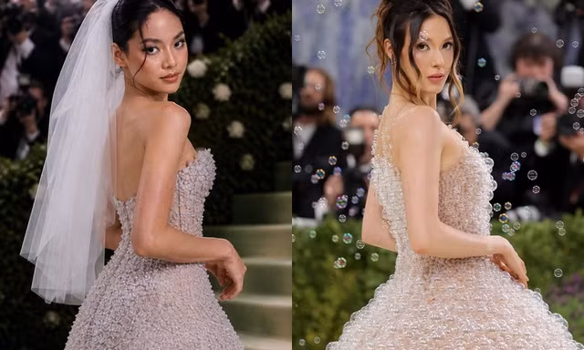 Thiết kế váy bong bóng tại Met Gala 2026 trùng ý tưởng với một NTK người Việt
