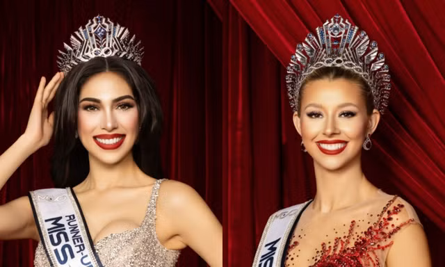 Top 2 Miss Cosmo 2025 ghi dấu ấn nhan sắc trong bộ ảnh Cosmo Family
