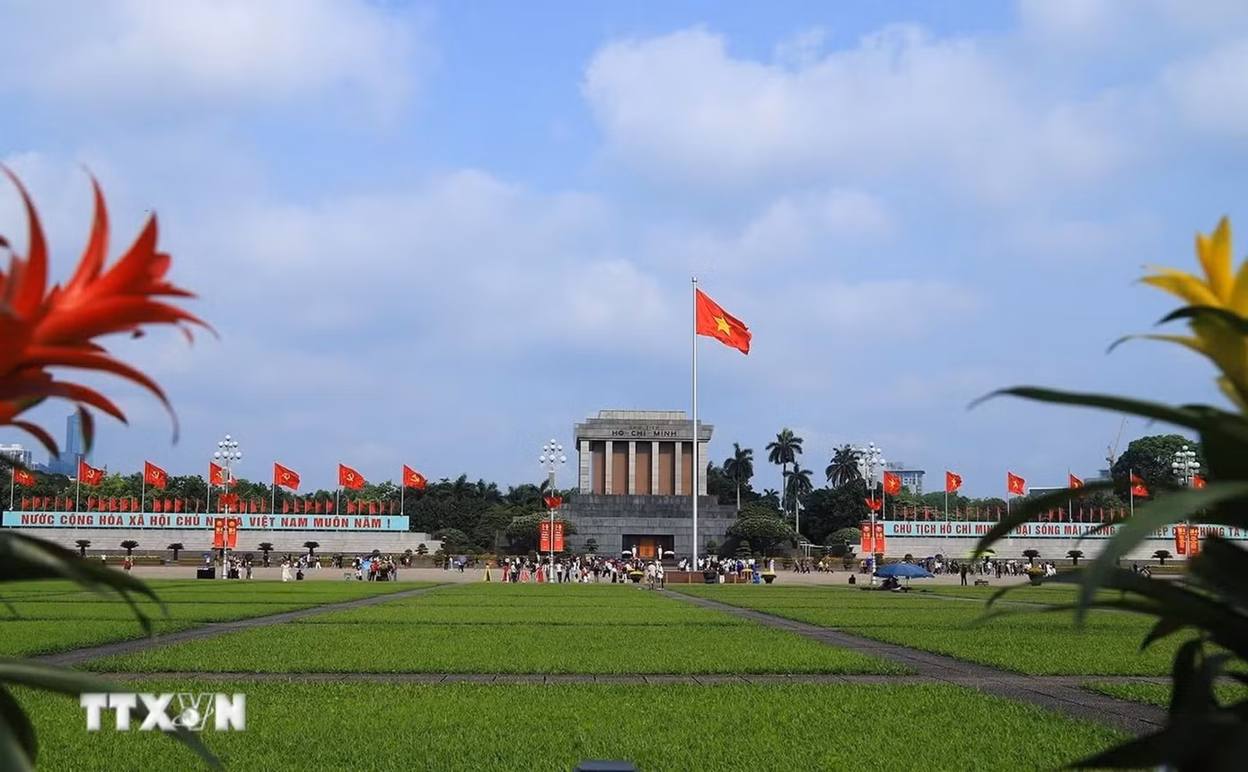 Lăng Chủ tịch Hồ Chí Minh. (Ảnh: Tuấn Anh/TTXVN)