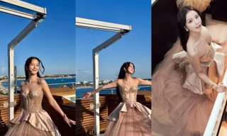 Jisoo BLACKPINK 'phủ sóng' với vẻ ngoài công chúa tại 'Cannes'