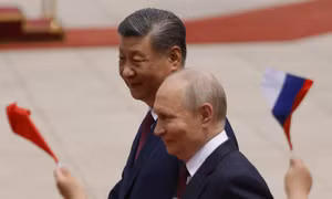 Lễ đón chính thức Tổng thống Nga Vladimir Putin tại Trung Quốc