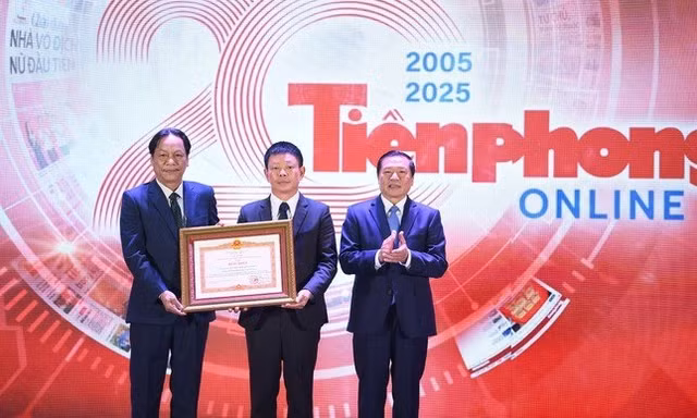 Báo Tiền Phong đạt TOP 10 chuyển đổi số báo chí xuất sắc năm 2025 Khối báo chí Trung ương