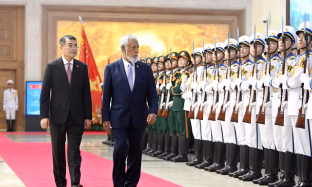 Thủ tướng Lê Minh Hưng chủ trì lễ đón chính thức Thủ tướng Timor Leste