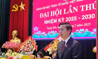Ông Nguyễn Hoàng Tùng được chỉ định làm Bí thư Đảng bộ MTTQ Việt Nam tỉnh Lạng Sơn. Ảnh: Duy Chiến.