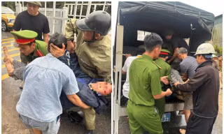 Công an dùng xe công vụ vượt 30km đường núi, đưa người phụ nữ gặp nạn đi cấp cứu kịp thời