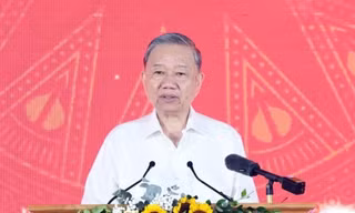 Tổng Bí thư Tô Lâm dự lễ khởi công trường phổ thông nội trú khu vực biên giới tại Điện Biên